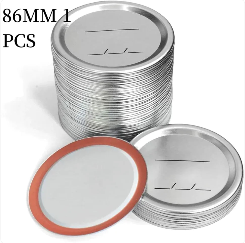 Mason Jar Lid with Split Tinplate Cover